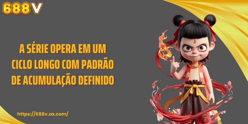 A série opera em um ciclo longo com padrão de acumulação definido