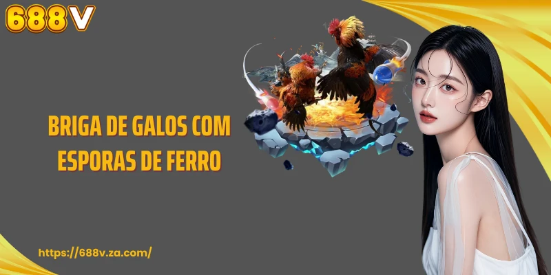 Briga de Galos com Esporas de Ferro na 688V