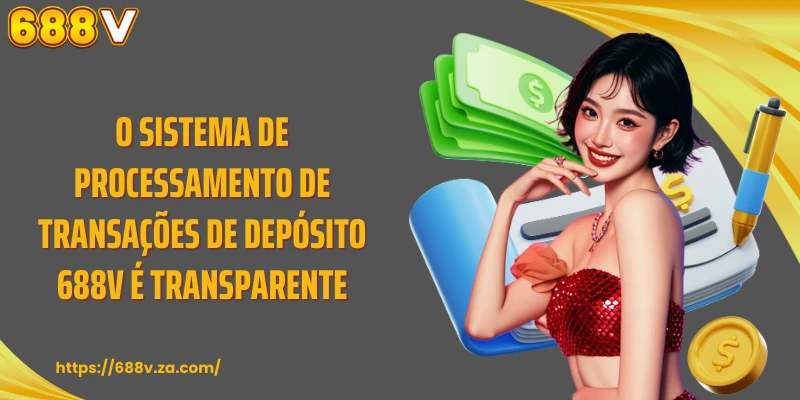 O sistema de processamento de transações de depósito 688V é transparente.