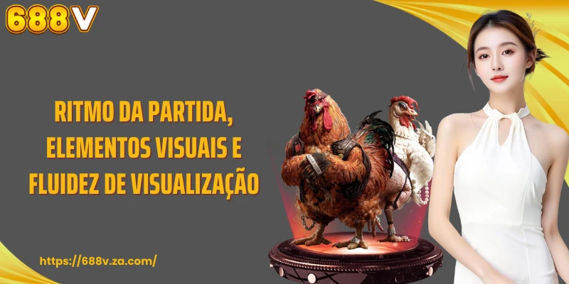 Ritmo da partida, elementos visuais e fluidez de visualização